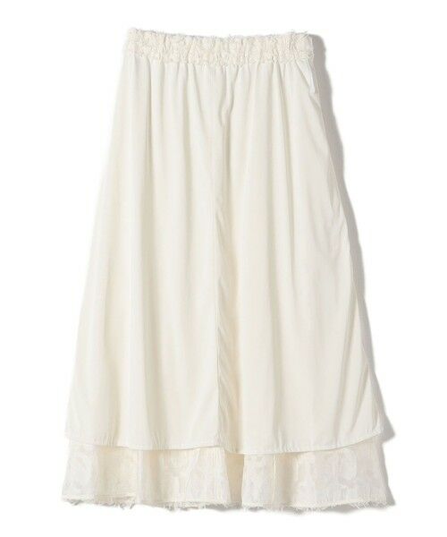 SHIPS / シップス ロング・マキシ丈スカート | 《予約》〈手洗い可能〉シアー カット ジャカード フレア スカート（セレモニー対応可） | 詳細16