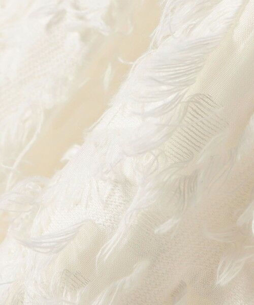 SHIPS / シップス ロング・マキシ丈スカート | 《予約》〈手洗い可能〉シアー カット ジャカード フレア スカート（セレモニー対応可） | 詳細17