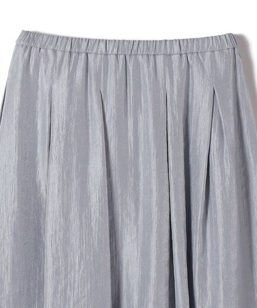 SHIPS / シップス ミニ・ひざ丈スカート | 〈手洗い可能〉シャイニー フレア スカート | 詳細6