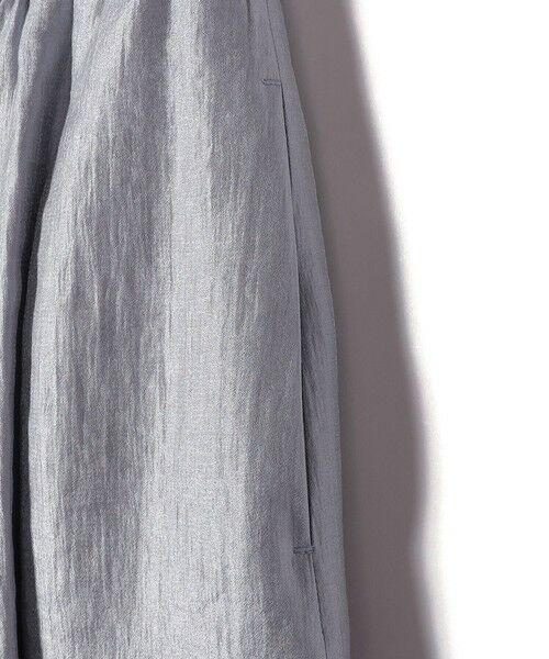 SHIPS / シップス ミニ・ひざ丈スカート | 〈手洗い可能〉シャイニー フレア スカート | 詳細7