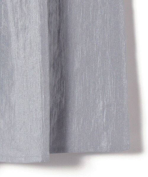 SHIPS / シップス ミニ・ひざ丈スカート | 〈手洗い可能〉シャイニー フレア スカート | 詳細8