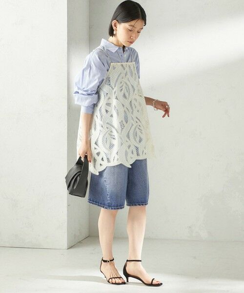 SHIPS / シップス ショート・ハーフ・半端丈パンツ | 《予約》【SHIPS別注】BIT BLUE:バミューダ ショーツ | 詳細4