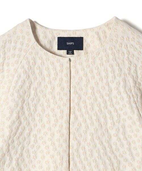 SHIPS / シップス ブルゾン | 《予約》ミニ フラワー ジャカード ブルゾン（セレモニー対応可） | 詳細15