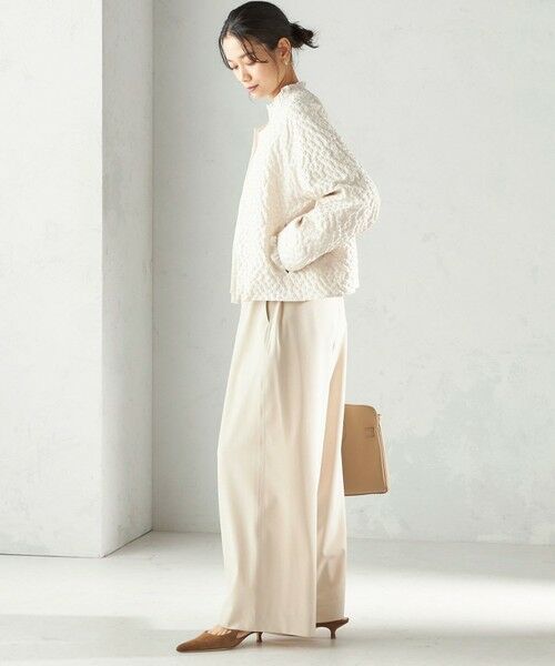 SHIPS / シップス ブルゾン | 《予約》ミニ フラワー ジャカード ブルゾン（セレモニー対応可） | 詳細2