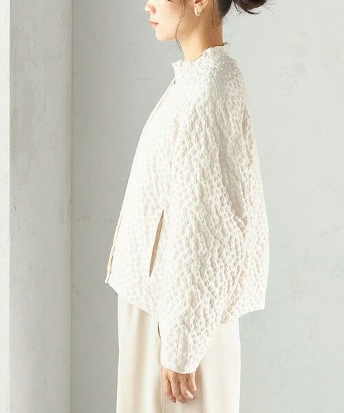 SHIPS / シップス ブルゾン | 《予約》ミニ フラワー ジャカード ブルゾン（セレモニー対応可） | 詳細24