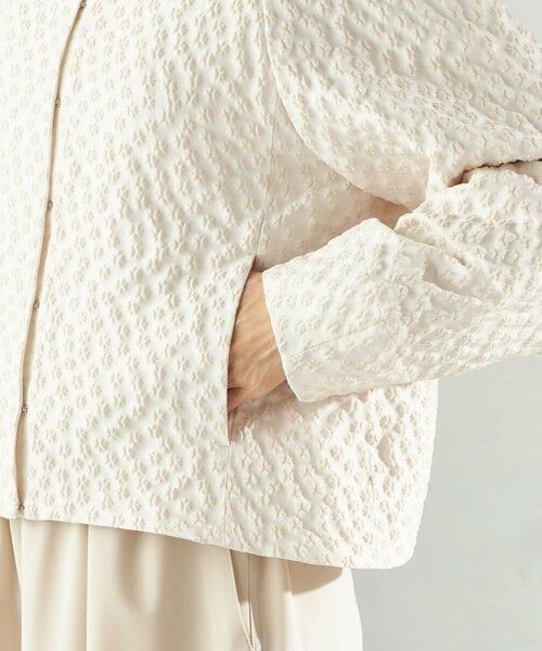 SHIPS / シップス ブルゾン | 《予約》ミニ フラワー ジャカード ブルゾン（セレモニー対応可） | 詳細27