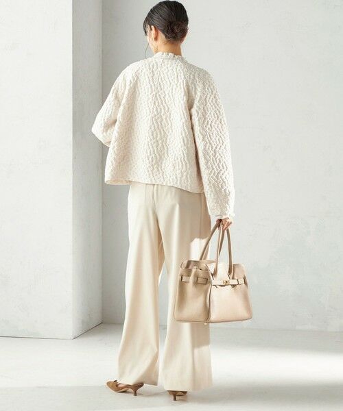 SHIPS / シップス ブルゾン | 《予約》ミニ フラワー ジャカード ブルゾン（セレモニー対応可） | 詳細3