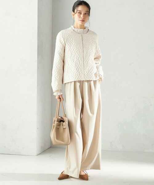 SHIPS / シップス ブルゾン | 《予約》ミニ フラワー ジャカード ブルゾン（セレモニー対応可） | 詳細9