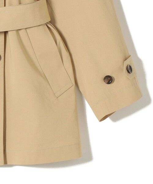 SHIPS / シップス トレンチコート | 《予約》〈撥水加工〉バック ギャザー ドロスト ミディ丈 トレンチ | 詳細24