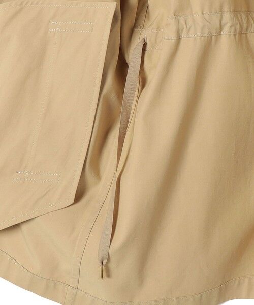 SHIPS / シップス トレンチコート | 《予約》〈撥水加工〉バック ギャザー ドロスト ミディ丈 トレンチ | 詳細25