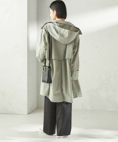 SHIPS / シップス その他アウター | 《予約》〈手洗い可 / 撥水加工 / UVカット〉 スタンドカラー フード コート | 詳細3