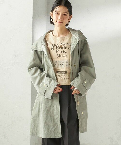 SHIPS / シップス その他アウター | 《予約》〈手洗い可 / 撥水加工 / UVカット〉 スタンドカラー フード コート | 詳細5