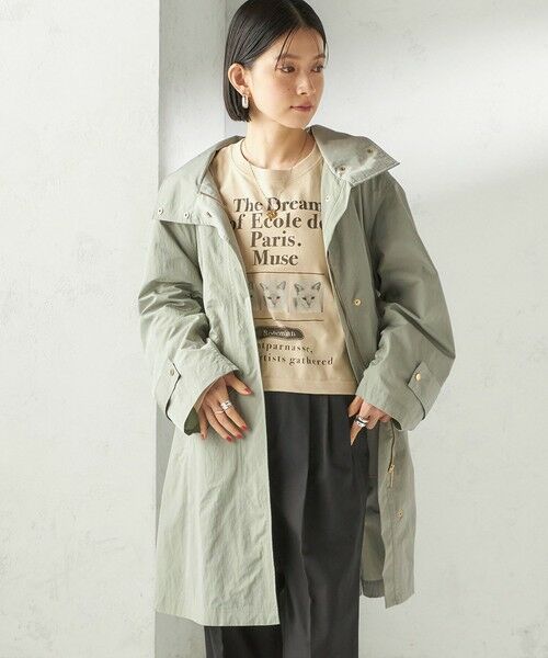 SHIPS / シップス その他アウター | 《予約》〈手洗い可 / 撥水加工 / UVカット〉 スタンドカラー フード コート | 詳細6