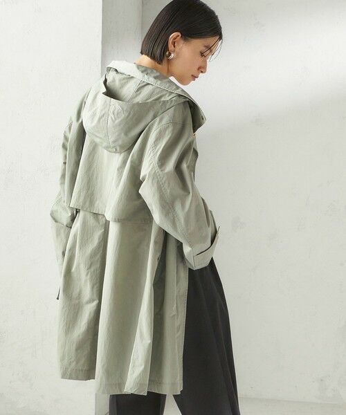 SHIPS / シップス その他アウター | 《予約》〈手洗い可 / 撥水加工 / UVカット〉 スタンドカラー フード コート | 詳細8