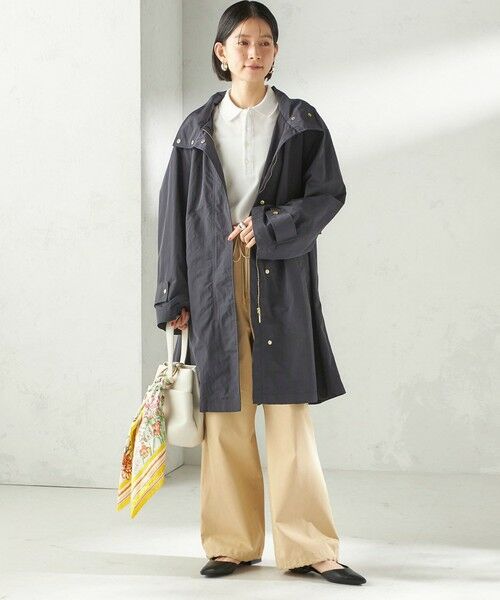 SHIPS / シップス その他アウター | 《予約》〈手洗い可 / 撥水加工 / UVカット〉 スタンドカラー フード コート | 詳細25