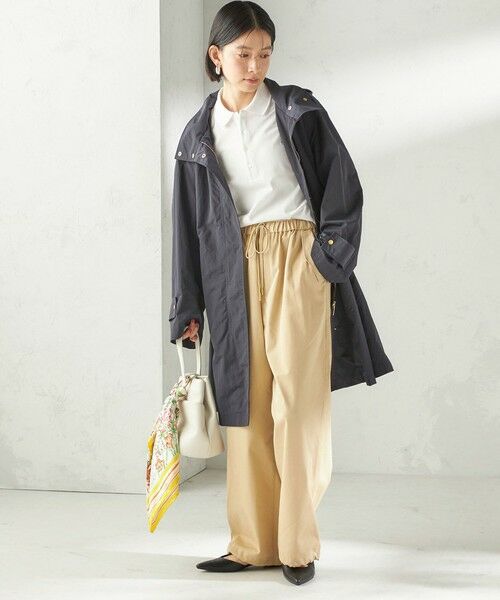 SHIPS / シップス その他アウター | 《予約》〈手洗い可 / 撥水加工 / UVカット〉 スタンドカラー フード コート | 詳細26