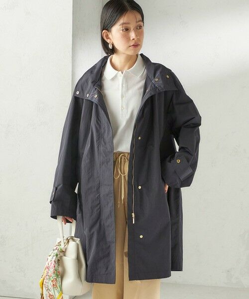 SHIPS / シップス その他アウター | 《予約》〈手洗い可 / 撥水加工 / UVカット〉 スタンドカラー フード コート | 詳細29