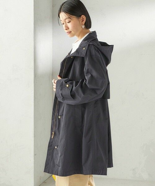 SHIPS / シップス その他アウター | 《予約》〈手洗い可 / 撥水加工 / UVカット〉 スタンドカラー フード コート | 詳細30