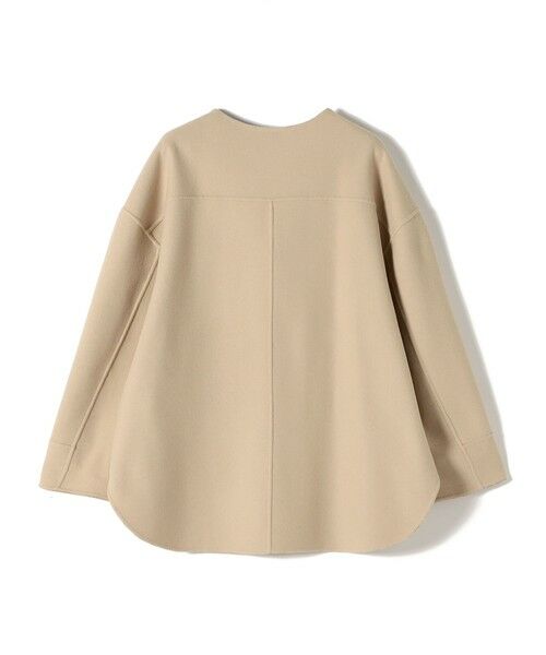 SHIPS / シップス その他アウター | セミ 梳毛 配色 リバー ノーカラー コート | 詳細24