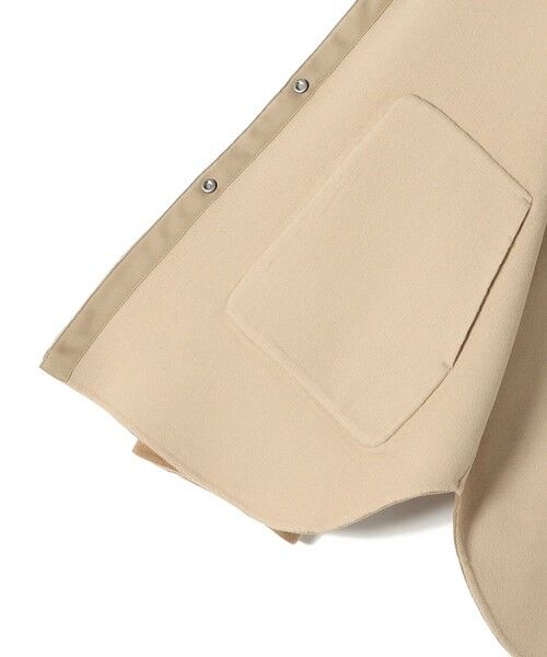 SHIPS / シップス その他アウター | セミ 梳毛 配色 リバー ノーカラー コート | 詳細30