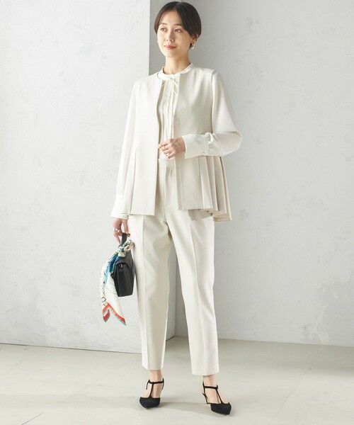 SHIPS / シップス ベスト | ダブル クロス ジレ オフホワイト（セレモニー対応可） | 詳細2