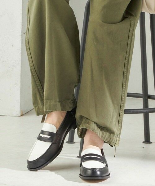 SHIPS / シップス フラットシューズ | 《予約》NORMSCOR: ローファー（ブラック）