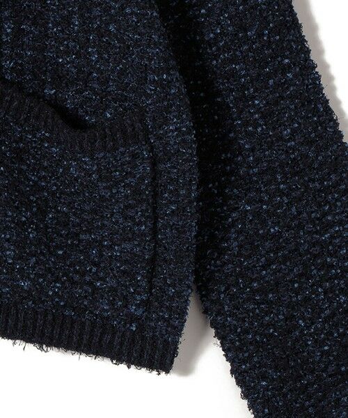 SHIPS / シップス ノーカラージャケット | 《予約》〈手洗い可能〉ミックスカラー ニット ジャケット | 詳細26
