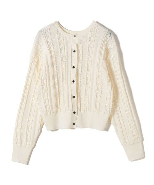 SHIPS / シップス カーディガン・ボレロ | 《予約》【WEB限定】〈手洗い可能〉レース 編み 2WAY カーディガン | 詳細11