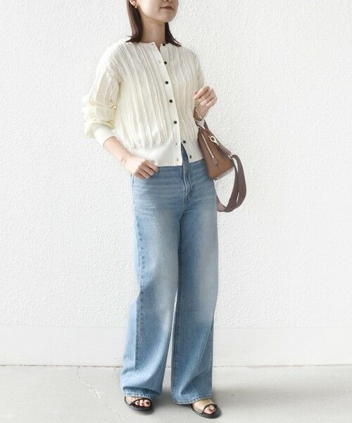 SHIPS / シップス カーディガン・ボレロ | 《予約》【WEB限定】〈手洗い可能〉レース 編み 2WAY カーディガン | 詳細4