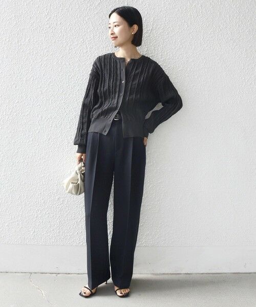 SHIPS / シップス カーディガン・ボレロ | 《予約》【WEB限定】〈手洗い可能〉レース 編み 2WAY カーディガン | 詳細13