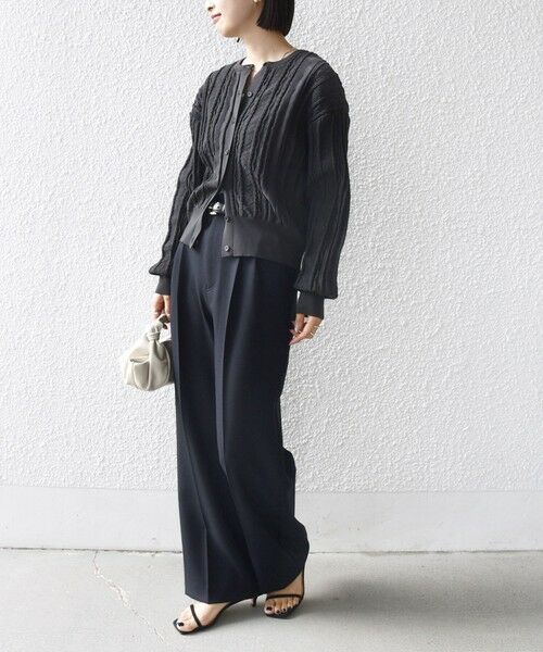 SHIPS / シップス カーディガン・ボレロ | 《予約》【WEB限定】〈手洗い可能〉レース 編み 2WAY カーディガン | 詳細14