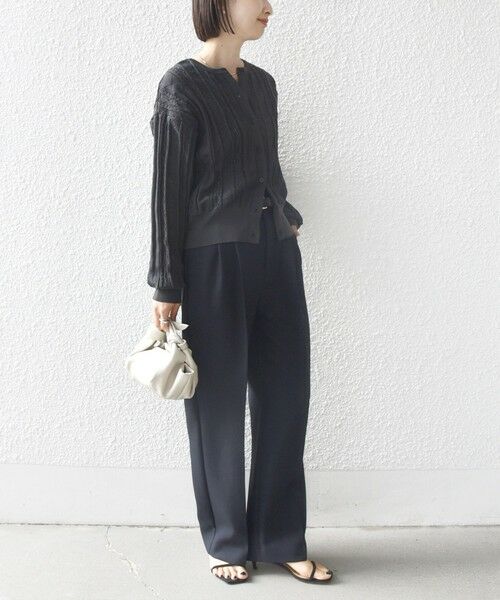 SHIPS / シップス カーディガン・ボレロ | 《予約》【WEB限定】〈手洗い可能〉レース 編み 2WAY カーディガン | 詳細16