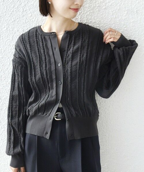 SHIPS / シップス カーディガン・ボレロ | 《予約》【WEB限定】〈手洗い可能〉レース 編み 2WAY カーディガン | 詳細17