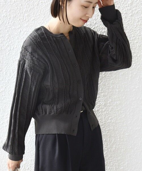SHIPS / シップス カーディガン・ボレロ | 《予約》【WEB限定】〈手洗い可能〉レース 編み 2WAY カーディガン | 詳細20