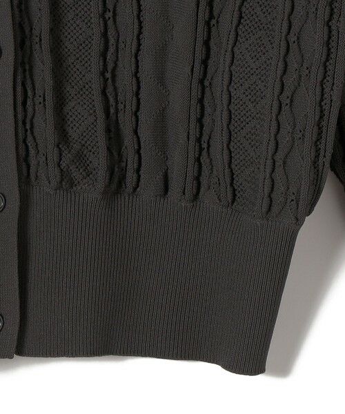 SHIPS / シップス カーディガン・ボレロ | 《予約》【WEB限定】〈手洗い可能〉レース 編み 2WAY カーディガン | 詳細27