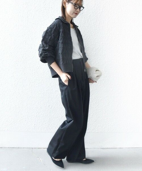 SHIPS / シップス カーディガン・ボレロ | 《予約》【WEB限定】〈手洗い可能〉フラワー ジャカード ジップ カーディガン | 詳細14