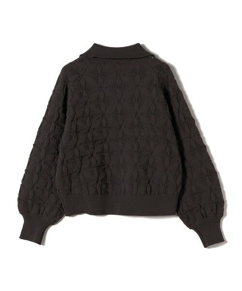 SHIPS / シップス カーディガン・ボレロ | 《予約》【WEB限定】〈手洗い可能〉フラワー ジャカード ジップ カーディガン | 詳細22