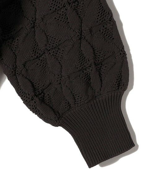 SHIPS / シップス カーディガン・ボレロ | 《予約》【WEB限定】〈手洗い可能〉フラワー ジャカード ジップ カーディガン | 詳細24