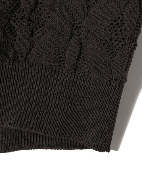 SHIPS / シップス カーディガン・ボレロ | 《予約》【WEB限定】〈手洗い可能〉フラワー ジャカード ジップ カーディガン | 詳細25