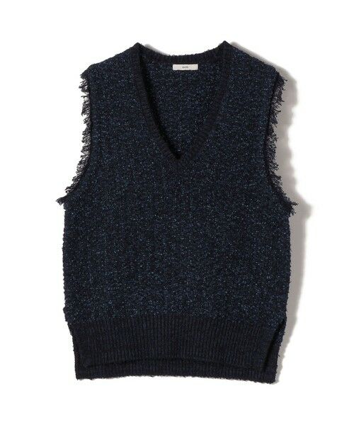 SHIPS / シップス ベスト | 《予約》〈手洗い可能〉ミックスカラー Vネック プルオーバー | 詳細20