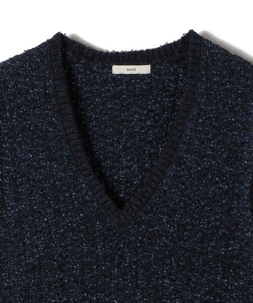 SHIPS / シップス ベスト | 《予約》〈手洗い可能〉ミックスカラー Vネック プルオーバー | 詳細22
