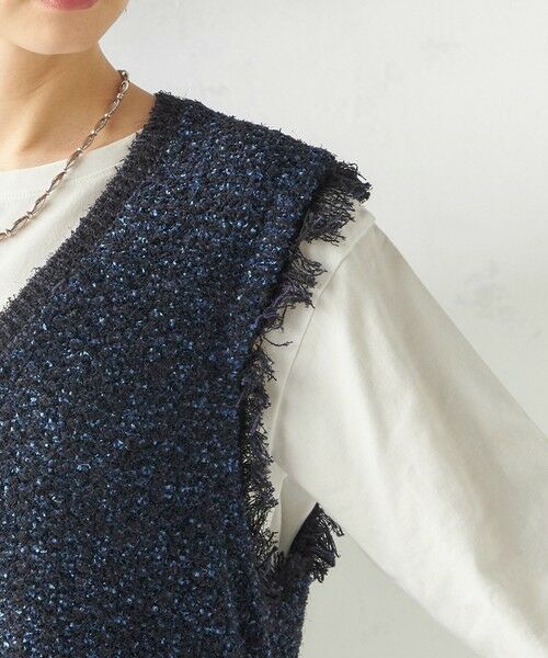 SHIPS / シップス ベスト | 《予約》〈手洗い可能〉ミックスカラー Vネック プルオーバー | 詳細29