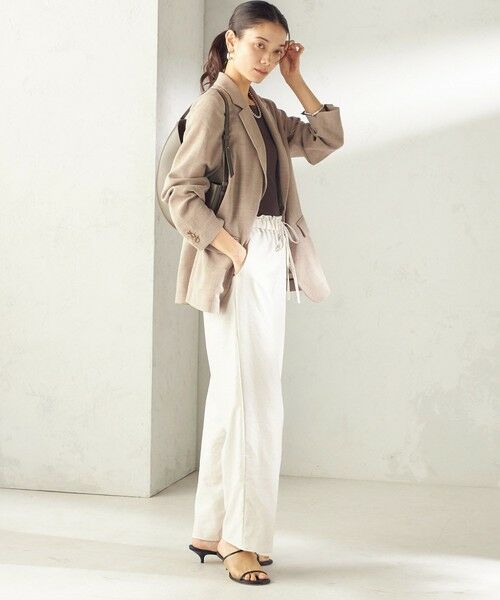 SHIPS / シップス テーラードジャケット | 《予約》〈吸水速乾・手洗い可能〉麻調 ドンゴロス 2釦 ジャケット | 詳細16