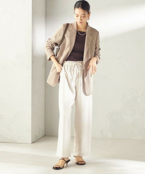 SHIPS / シップス テーラードジャケット | 《予約》〈吸水速乾・手洗い可能〉麻調 ドンゴロス 2釦 ジャケット | 詳細17