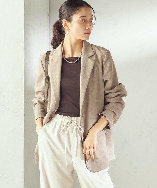 SHIPS / シップス テーラードジャケット | 《予約》〈吸水速乾・手洗い可能〉麻調 ドンゴロス 2釦 ジャケット | 詳細18