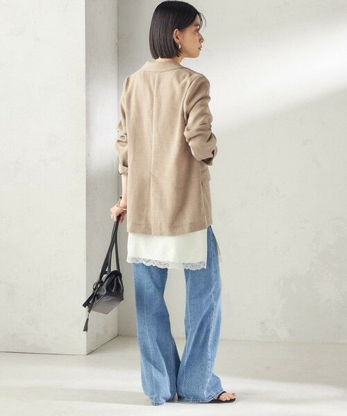 SHIPS / シップス テーラードジャケット | 《予約》〈吸水速乾・手洗い可能〉麻調 ドンゴロス 2釦 ジャケット | 詳細3