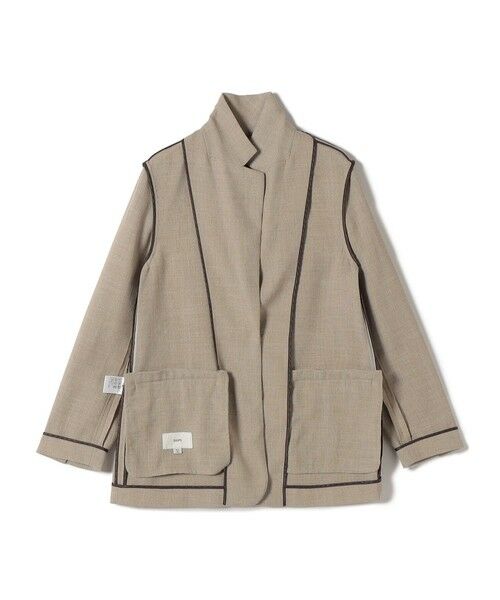 SHIPS / シップス テーラードジャケット | 《予約》〈吸水速乾・手洗い可能〉麻調 ドンゴロス 2釦 ジャケット | 詳細27