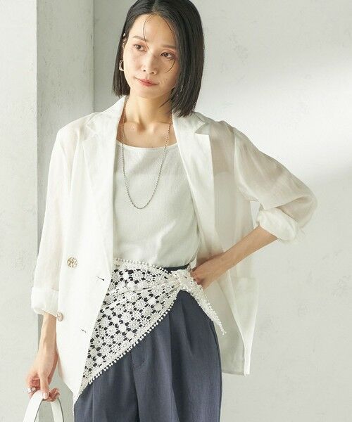 SHIPS / シップス テーラードジャケット | 《一部予約》〈手洗い可能〉ラミー 4 ジャケット 26SS | 詳細11