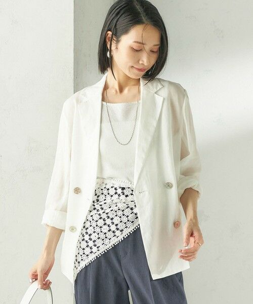 SHIPS / シップス テーラードジャケット | 《一部予約》〈手洗い可能〉ラミー 4 ジャケット 26SS | 詳細12