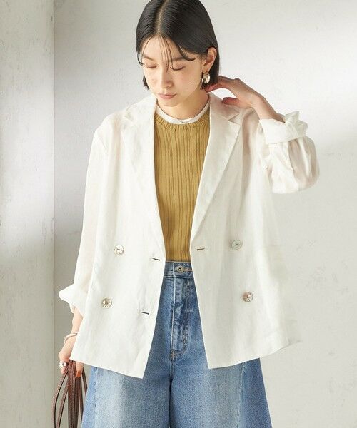 SHIPS / シップス テーラードジャケット | 《予約》〈手洗い可能〉ラミー 4 ジャケット 26SS | 詳細5